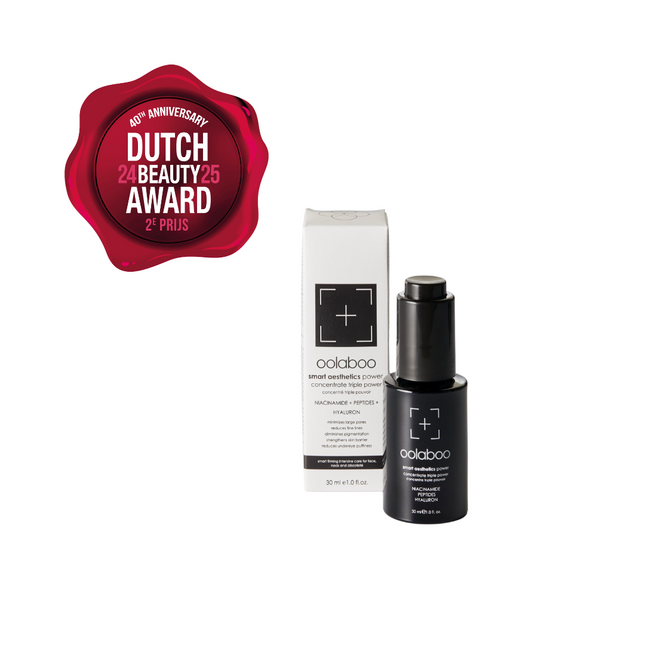 SMART aesthetics triple power concentrate, tweede prijs Dutch Beauty Awards 24/25