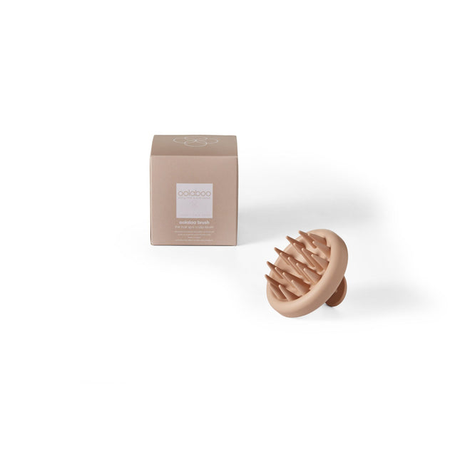 borstel om hoofdhuid te masseren