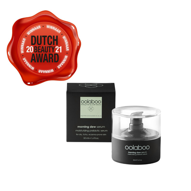 Oolaboo morning dew serum, hydraterend serum voor de huid, vegan.