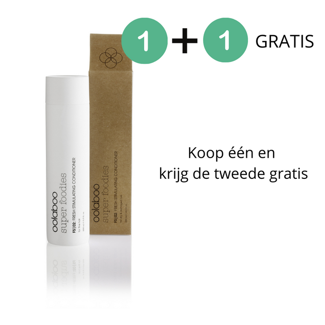 Oolaboo super foodies conditioner met conditioner met pepermuntolie, vegan.