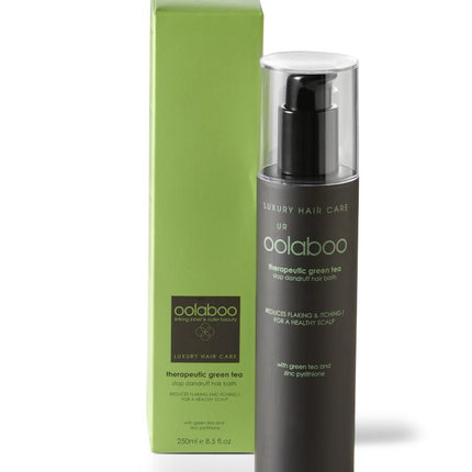 oolaboo therapeutic green tea stop dandruff hair bath 250 ml